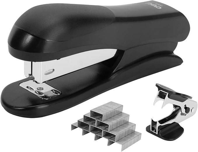 Deli Stapler Value Pack, Desktop Standard Staplers, 20 Sheet Capacity, Includes by delioffice