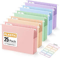 Sooez Extra Capacity Plastic Hanging File Folders, File Organizer by Sooez
