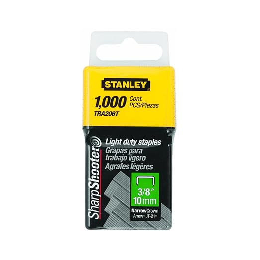 Stanley Tra206T 3/8 Inch Light Duty Staples by STANLEY