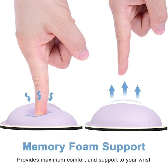 Dapesuom Mouse Wrist Rest, Ergonomic Memory Foam Mouse Wrist - Image 4