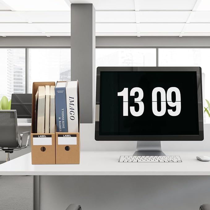 12 Pcs Cardboard Magazine File Holder Boxes - Image 6