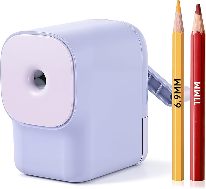 Deli Manual Pencil Sharpener for Classroom, 6.9-11mm No.2 /Colored Pencils by delioffice