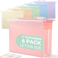 SortRax Plastic High Capacity Hanging File Folders, Side-Sealed Pocket by SortRax