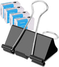 Ufmarine 40 Pcs Large Binder Clips 1.6 inch Length, Binder Clips Large by Ufmarine
