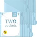 Epakh 12 Pcs Binder Dividers for 3 Rings Binders Index Dividers by Epakh