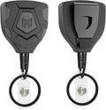 MNGARISTA Heavy Duty Retractable Badge Reel, 8 oz 31.5'' Keychain, 2 Pack | by MNGARISTA