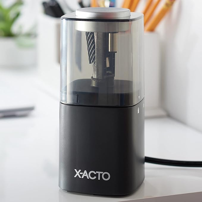 X-ACTO® Powerhouse® Electric Pencil Sharpener Black - Image 5
