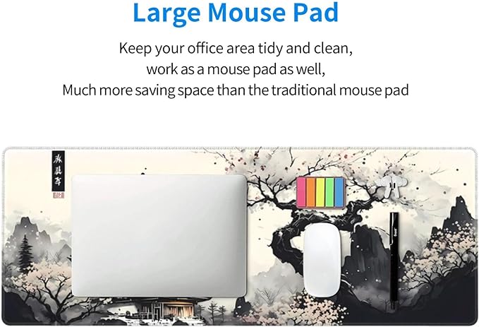 Japanese Mouse Pad, Large Japanese Desk Mat, XL Anime Gaming Keyboard Mat - Image 5