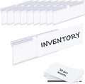 50PCS Basket Bin Labels Clip On, ChanQnTon Clear Plastic Label Holders by ChanQnTon