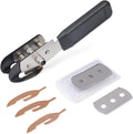 Gomake Vinyl Backing Cutter Dual Blades Two Cuts in One PTFE Coating Safety by Gomake