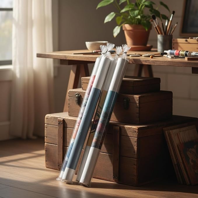 20PCS 4" x 30" Extra Long Clear Plastic Sleeves - Image 6