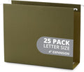 Blue Summit Supplies Extra Capacity Hanging File Folders, 25 Reinforced Hang by BlueSummitSupplies