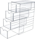 Hipiwe Plastic Drawer Organizer Clear Hair Accessories Organizer Box by Hipiwe
