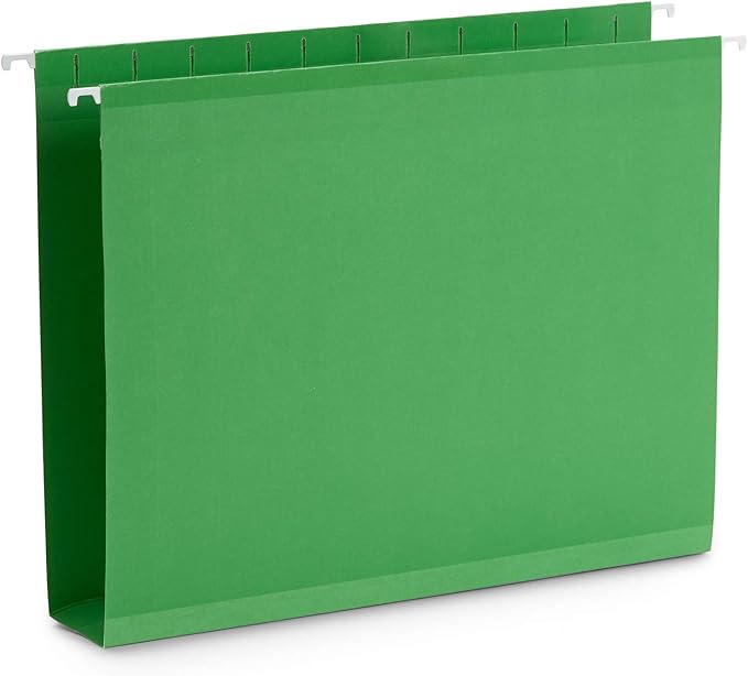 Blue Summit Supplies 25 Extra Capacity Hanging File Folders, Letter Size - Image 6