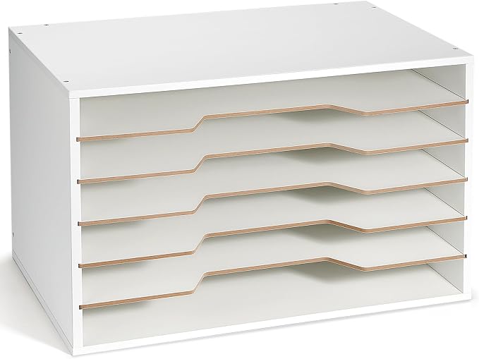Yumkfoi 12x18 Construction Paper Organizer, Larger Size Wooden Literature by Yumkfoi