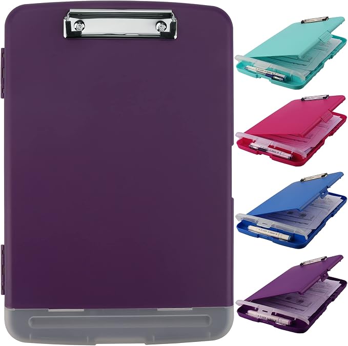 SFLHHDM Purple Clipboard, Clip Boards 8.5x11, Teacher Clipboards by SFLHHDM