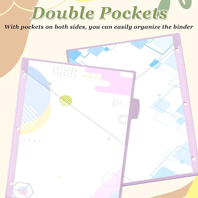Epakh 12 Pcs Binder Dividers for 3 Rings Binders Index Dividers - Image 3