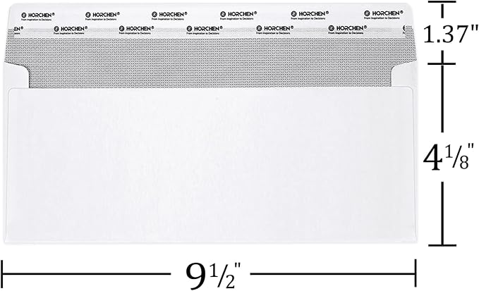 500 Count #10 Security Envelopes, Peel & Seal Windowless Business Envelopes - Image 6