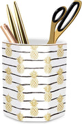 Pen Holder, Pencil Holder for Desk Pineapple Pattern Pencil Cup for Girls Kids by WAVEYU