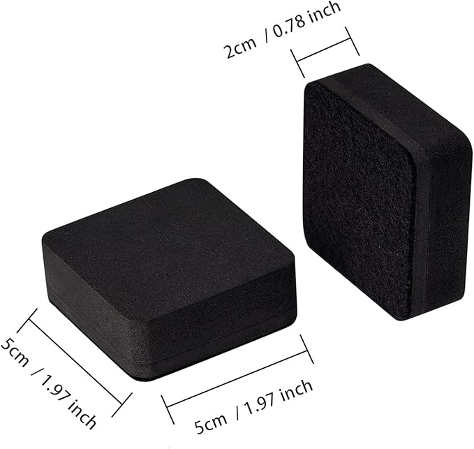 Dry Erase Erasers, Eeoyu 40 Pack Magnetic Whiteboard Dry Erasers Chalkboard - Image 2