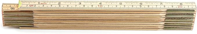 QWORK Folding Wood Rule, 2 Pack, 6FT 6 Inch Foldable Ruler - Image 3
