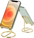 ROPOSY 2 Pack Cell Phone Stand for Desk, Cute Metal Gold Cell Phone Stand by ROPOSY