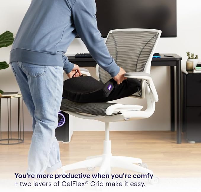 Purple Double Seat Cushion, Two-Sided Soft and Firm 2 Inch Gel Seat Cushion | - Image 7