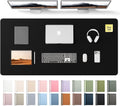 YSAGi Leather Desk Pad Protector, Office Desk Mat, Large Mouse Pad, Non-Slip PU by YSAGi