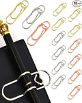 Metal Pen Clips and Holders 15 Pack Colorful by Zrwcvxy