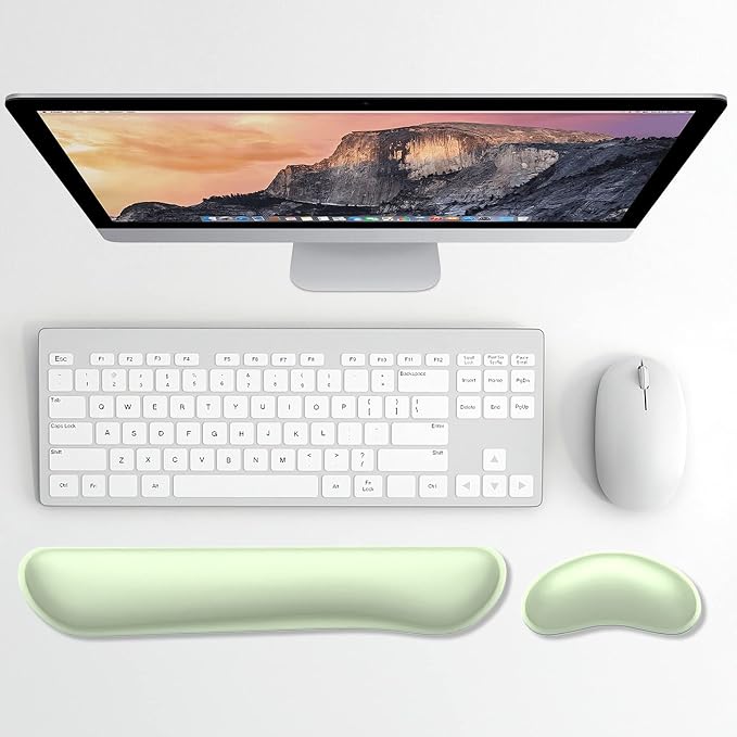 Dapesuom Enlarge Keyboard Wrist Rest, Memory Foam Wrist Cushion - Image 2