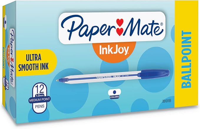 Paper Mate 2013155 InkJoy 50ST Ballpoint Pens, Medium Point, Box of 12 Pens - Image 7