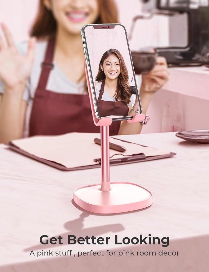 LISEN Phone Stand for Desk, iPhone Holder for Desk Offices Accessories | iPhone - Image 7
