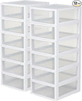 Sterilite 12-Pack 16 Quart Stacking Drawer, Accessories, Craft Supplies by Sterilite