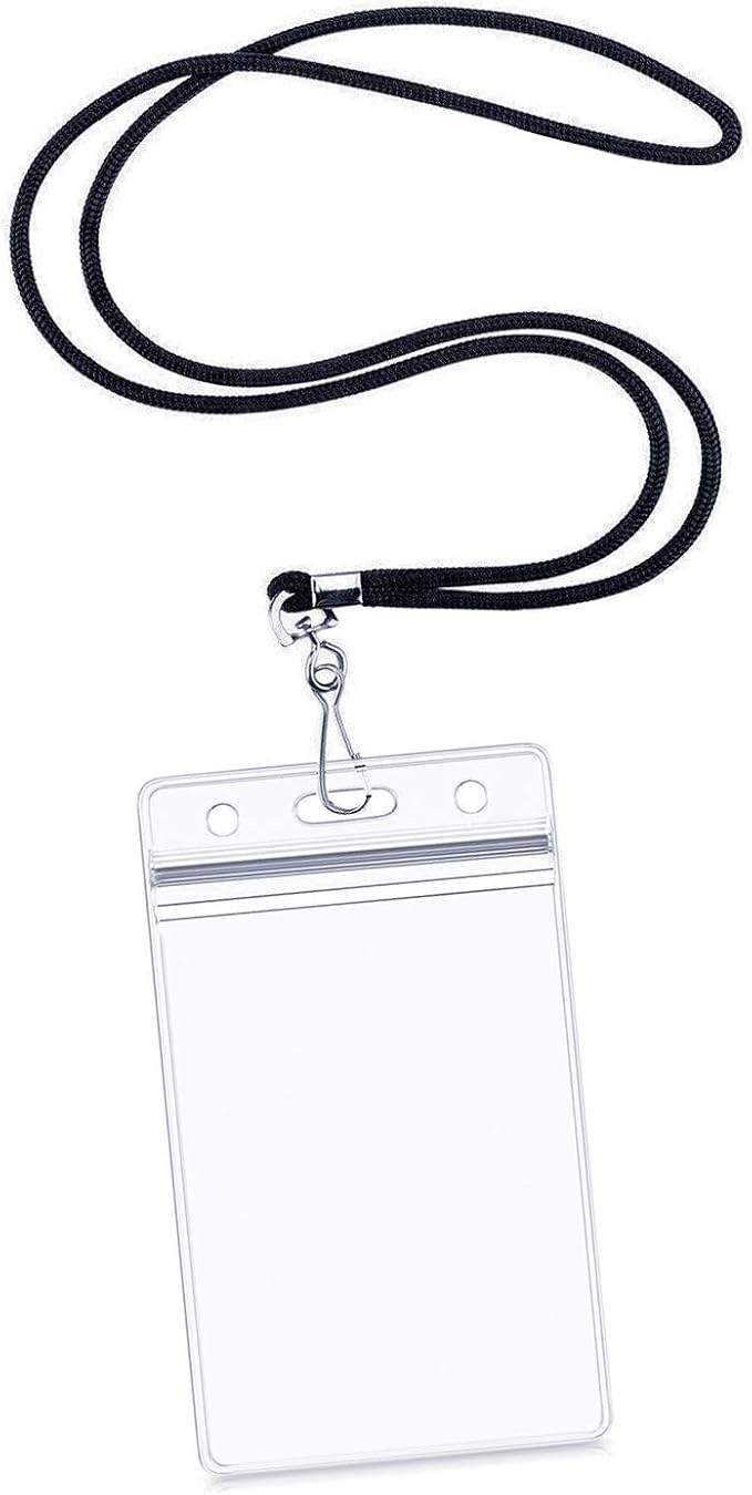 Vertical ID Card Name Tag Badge Holder - Image 6