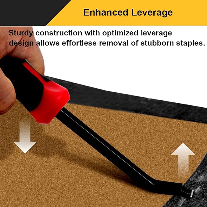 Staple Remover, Heavy Duty Staple Remover, Upholstery Stapler Puller Lifter Tool - Image 5