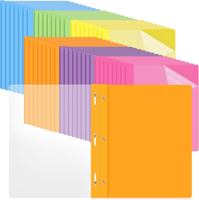 Feifeiya 72 Pack Plastic Report Covers by Feifeiya