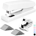 White Office Stapler, 25 Sheet Capacity by Unknown