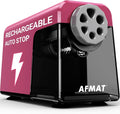 AFMAT 6-Hole Electric Pencil Sharpener by AFMAT