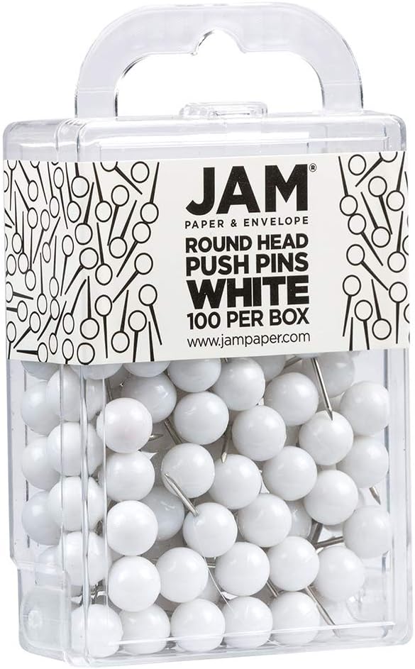 JAM PAPER Colorful Push Pins - Image 2