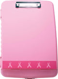 Officemate Breast Cancer Awareness BCA Slim Clipboard Storage Box by Officemate