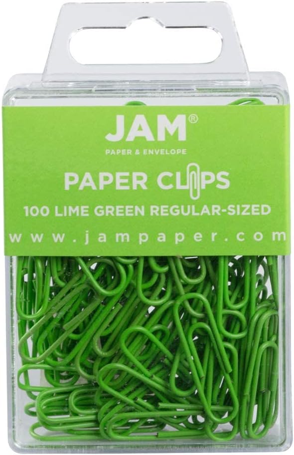 JAM PAPER Colorful Standard Paper Clips by JAMPaper