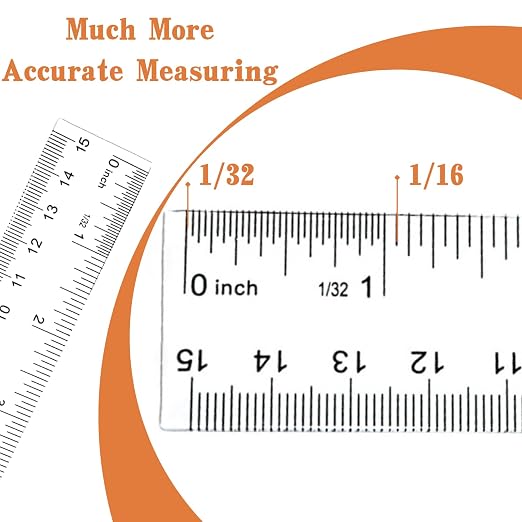 Plastic Rulers, 6 Inch Ruler, Inches and Centimeters - Image 4