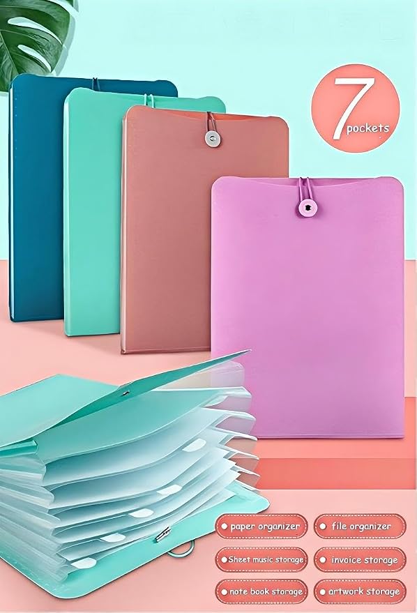 4 Packs Vertical Expanding Accordion Folder - Image 4