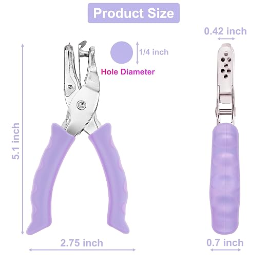Single Hole Punch 1/4” Hole Puncher - Image 2