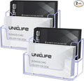 Uniclife 2 Pack Acrylic Business Card Holder by UnicLife