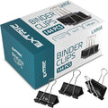 Binder Clips - 144 Pack Large Binder Clips, 2 Inch, File Clip by EXTRIC