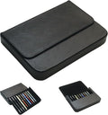 PU Leather Fountain Pen Case, 12-Slot Pen Storage Tray, Organizer Brown | Large by MIVLXLX