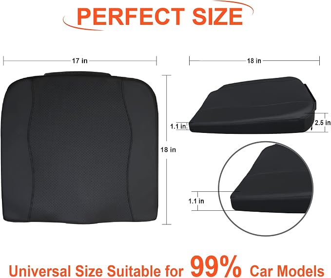 Lofty Aim Car Seat Cushion, Comfort Memory Foam Car Cushions - Image 7