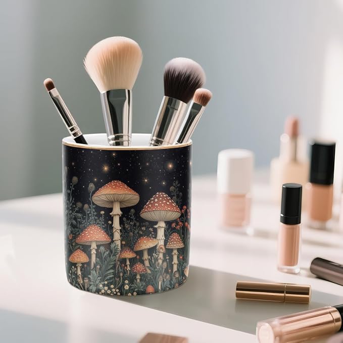Cute Pen Pencil Holder for Desk, Durable Ceramic Organizer Decor for Room - Image 3