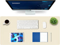 K KNODEL Large Office Leather Desk Mat, Mouse and Keyboard Pad, Computer and by K+KNODEL
